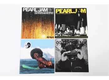 4pc Assorted 45s 45rpm Lot Pearl Jam Jay Z