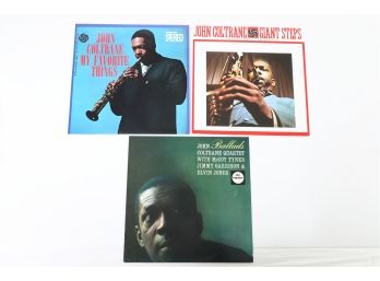 3pc Vinyl Record Lot John Coltrane