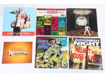 6pc Vinyl Movie Soundtrack Record Lot Horror Adventureland Saturday Night Fever Wish I Was Here
