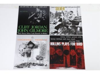4pc Vinyl Record Lot Cliff Jordan Lee Morgan Sonny Rollins Horace Silver