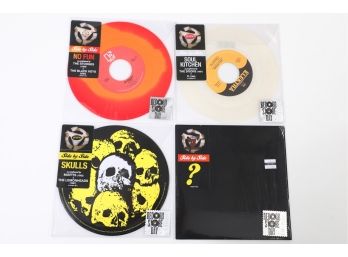 4pc Side By Side Record Store Day Exclusives 45s 45rpm Black Keys The Stooges The Doors Misfits Etc