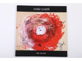 (Correction) Sonic Youth The Eternal Concert Signed  Record Cover No Record