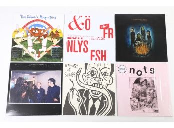 6pc Vinyl Record Lot Nots Feast Of Snakes The Hunches The Fresh & Onlys Tim Cohen