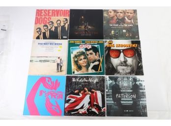 9pc Soundtrack Vinyl Record Lot Resevoir Dogs, Grease, Big Lebowski, The Kids Are Alright, Etc.