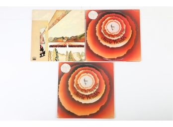 3pc Stevie Wonder Vinyl Record Lot