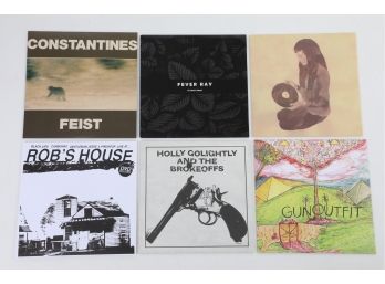6pc 45rpm Assorted 45s Constantines Fever Ray Vetiver Rob's House Holly Golightly Gun Outfit