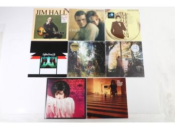 8pc Vinyl Record Lot Jim Hall Chet Baker Leonard Cohen Brightblack Morning Light MMoss Syd Barrett