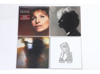 4pc Vinyl Record Lot Barbara Streisand Animal Collective Panda Bear
