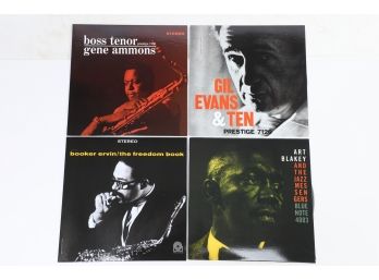 4pc Vinyl Record Lot Gene Ammons Gil Evans Booker Ervin Art Blakey