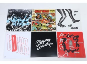 6pc Assorted Vinyl Record Lot Sleeping Beauties, Goggs, Cheap Thrills, Etc.