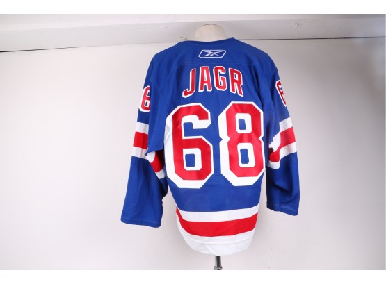 Reebok Authentic On-ice Game Jersey New York Rangers # 68 Jaromir Jagr Size 46