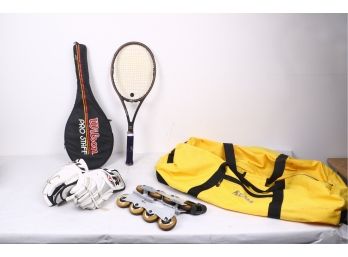 Group Of Sport Related Items