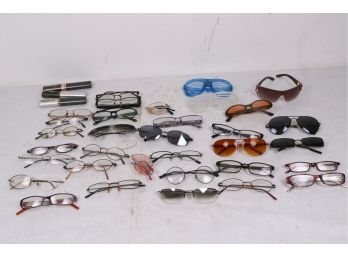 Large Group Of Glasses Mostly Prescription