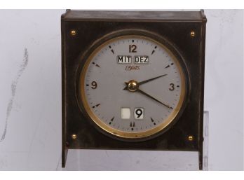 Rare Vintage Ergas Desk Clock