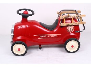 Radio Flyer Fire Engine #9 Push Car