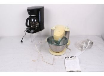 Krups Electric  Mixer Together With Electric  Coffee Maker