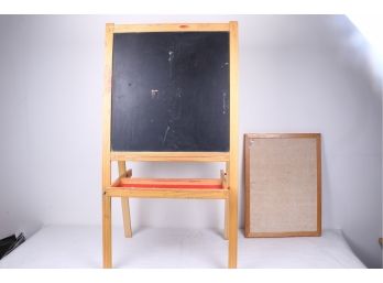 Childrens Easel With A Peg Board
