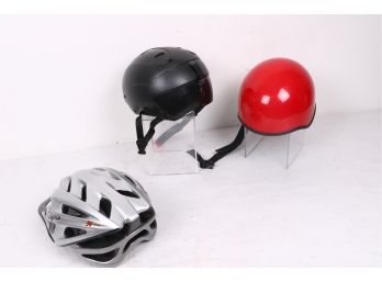 Group Of 3 Helmets