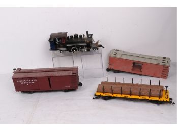 Group Of Vintage  Bachmann Big Engine Train And Cars