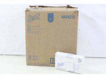 24 Packs Of SCOTT Control Slimford Towels , White (90 Towels/Pack)