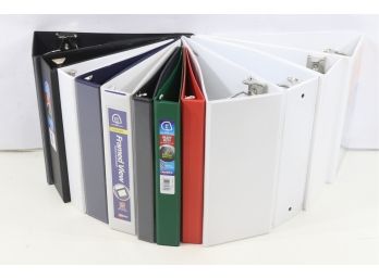 Large Group 3-ring Different Size Binders