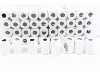 9 Packs Of Iconex Direct Thermal Printing Paper Rolls, 2.25' X 55 Ft, White, 5/Pack