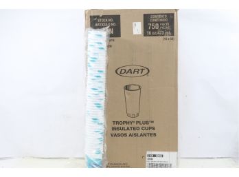 15 Packs Of Dart Trophy Plus Insulated Cups Foam Cups Individual Wrap Hot/Cold 8oz
