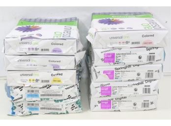 10 Reams Of Colored Printer Paper Includes Skilcraft, Springhill & Univesal