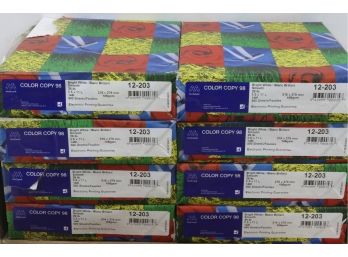 8 Reams Of Mohawk Color 12-203 Copy Paper Smooth Finish 28 Lb, 8.5' X 11' White