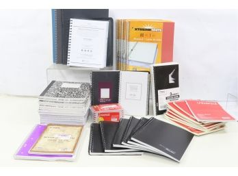 Large Group Of Note Books, Planner & Writing Pads