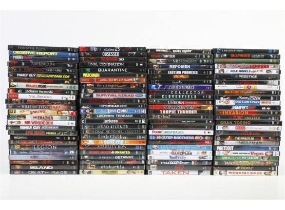 Lot Of 100 - Various DVD Movies - Horror, Comedy, Drama