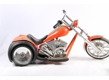 Vintage Safety First Fatback Battery Operated Chopper Motorcycle