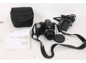 Nikon Coolpix P80 Camera With Bag, Card, Charger & Battery