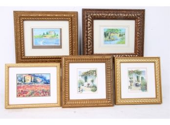 Group Of Framed Painting And Lithographs - One Signed Geraci