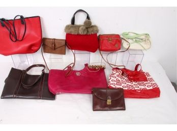 Group Of Women's Handbags