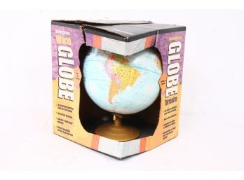 Vintage Globemaster 12' World Globe In Original Box