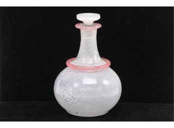Vintage Murano Glass Decanter Flask
