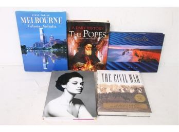Group Of 5 Coffee Table Books