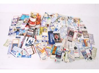 Large Group Of Unsearched Various Sport Tickets From Racing, Baseball, Football, Soccer & More