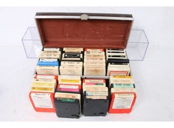Group Of 8-track Tapes Including Country Music