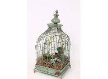 Metal Wire Decorative Bird Cage