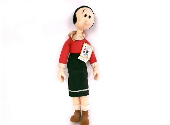 Vintage Popeye Olive Oil 18' Doll With Hang Tag