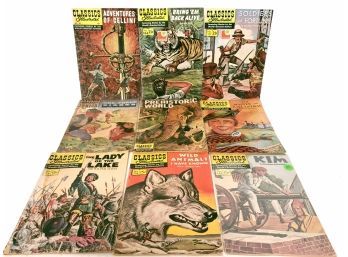 9 Classics Illustrated Comics