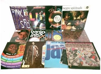 12 Mixed Jazz Disco Vinyl Records