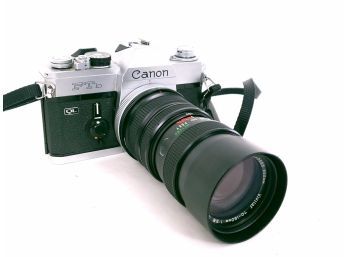 Canon FTB QL Camera With Lens