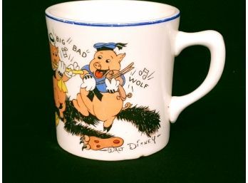Walt Disney 3 Little Pigs Coffee Mug