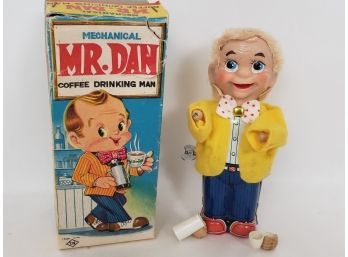 Mr Dan The Coffee Drinking Man Mechanical Toy