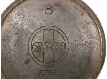 Slant Logo Griswold #8 704H Cast Iron Skillet