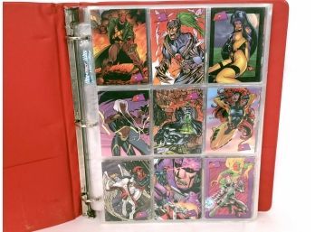 Collection Of Mixed Comic Trading Cards