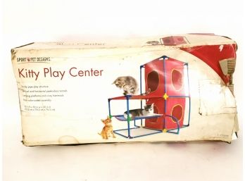 Vintage Kitty Play Center Cat House In Box